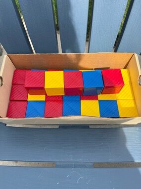 Classic Kids Stacking Blocks - Red, Blue & Yellow